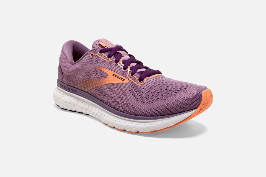 Brooks Glycerin 18 Road Running Shoes - Womens - Purple - ST7083192